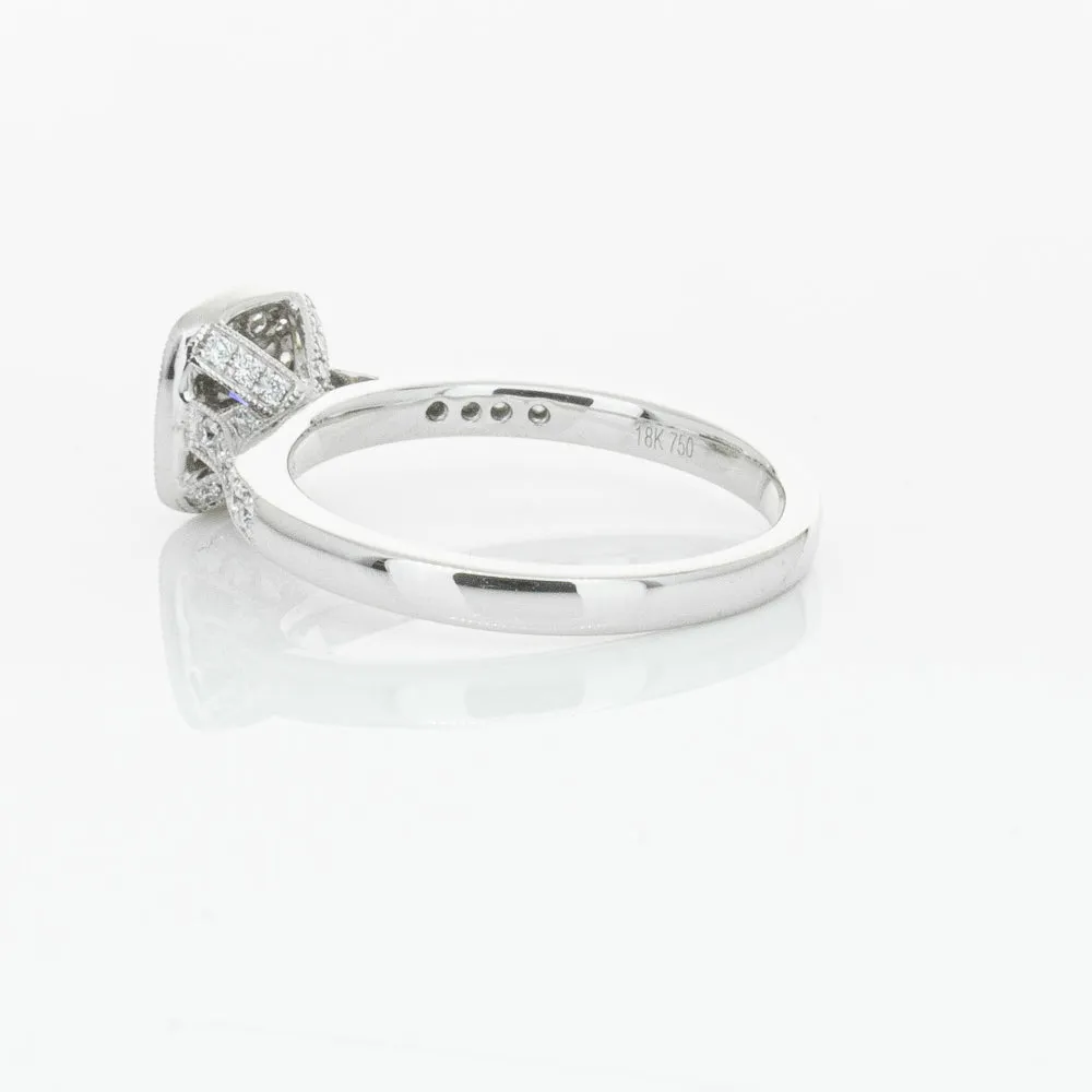 18ct White Gold .38ct Sapphire & Diamond Aurora Ring