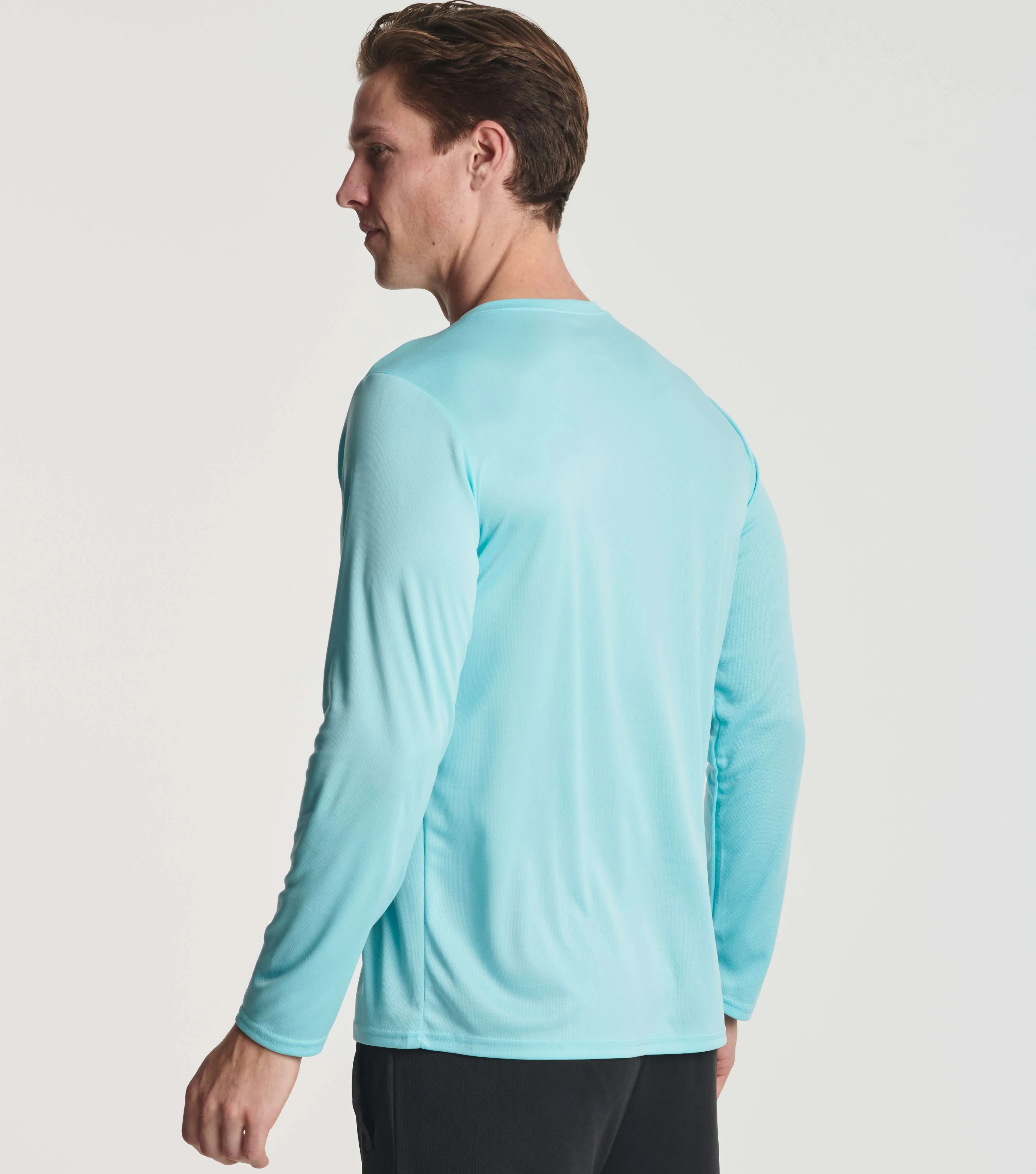 3 Pack: Mens Mesh Long Sleeve Active T-Shirt