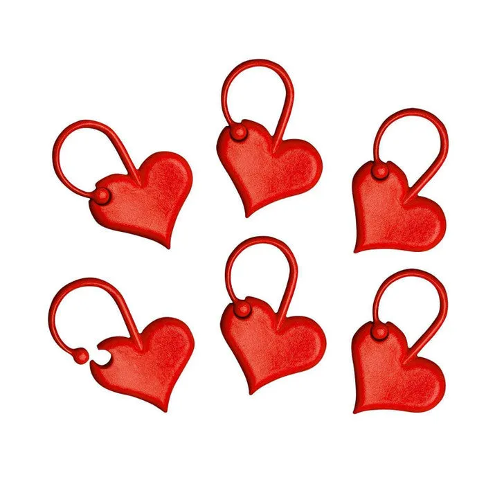 ADDI LOVE STITCH MARKERS - 6 PCS