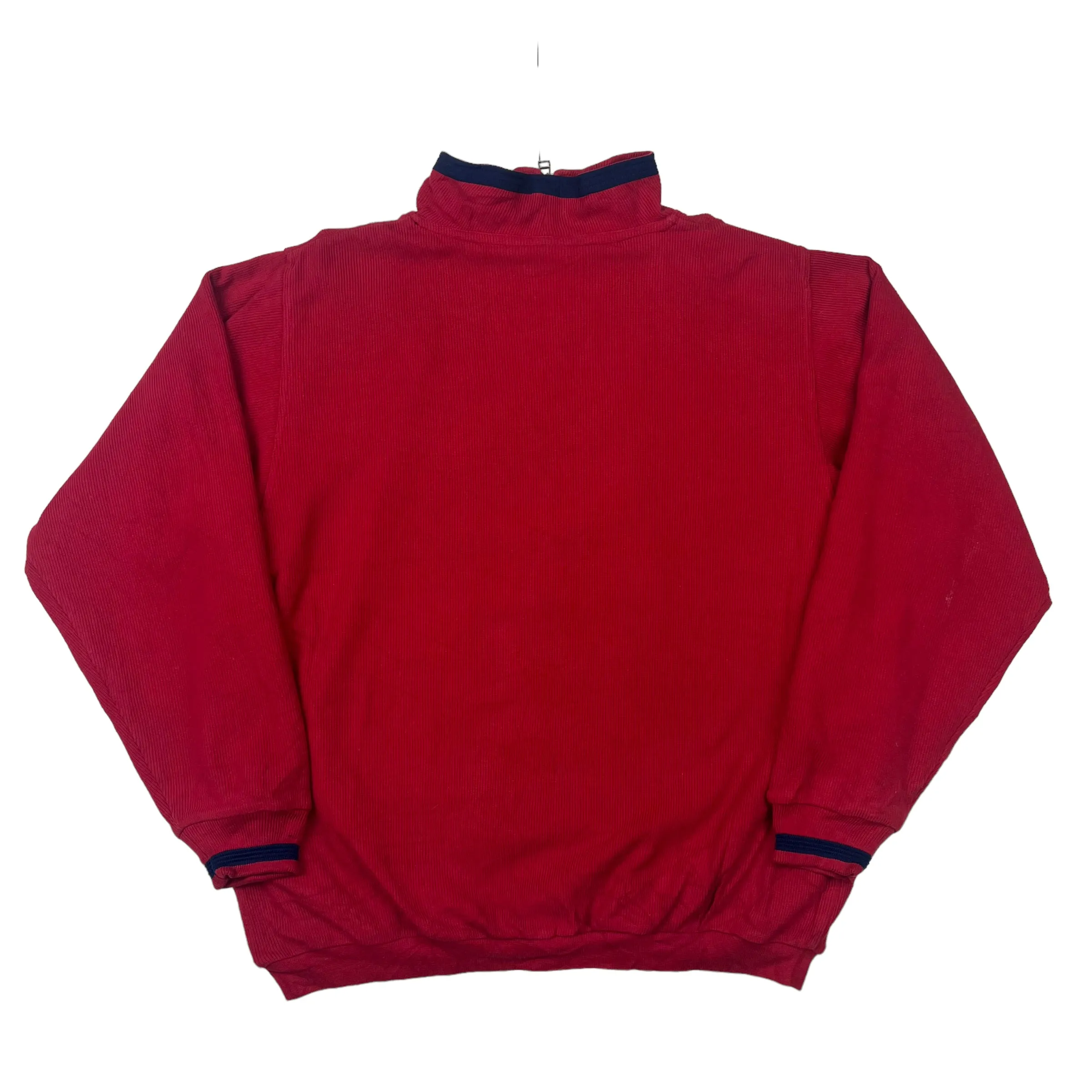 Adidas Red Quarter Zip Sweatshirt