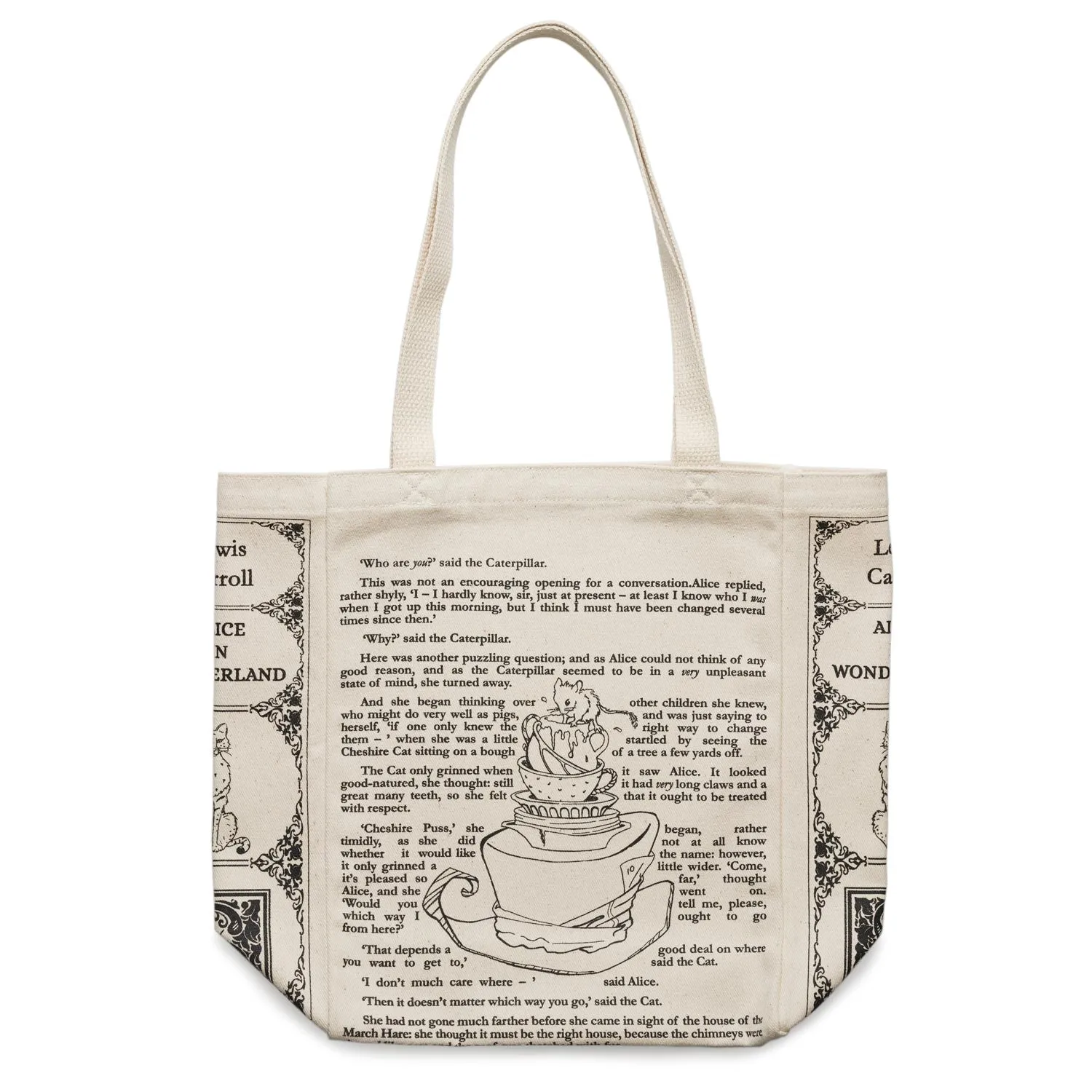 Alice in Wonderland Book Tote