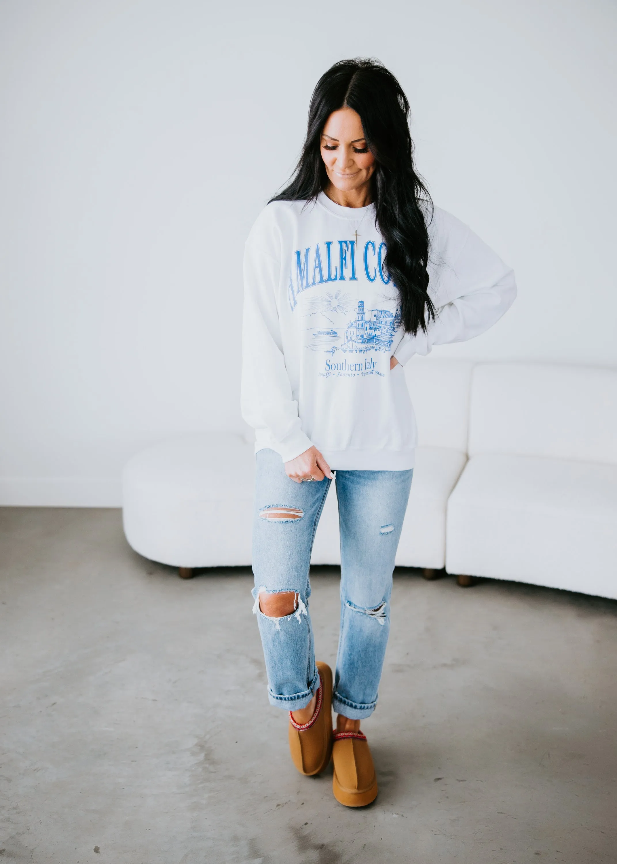 Amalfi Coast Graphic Sweatshirt