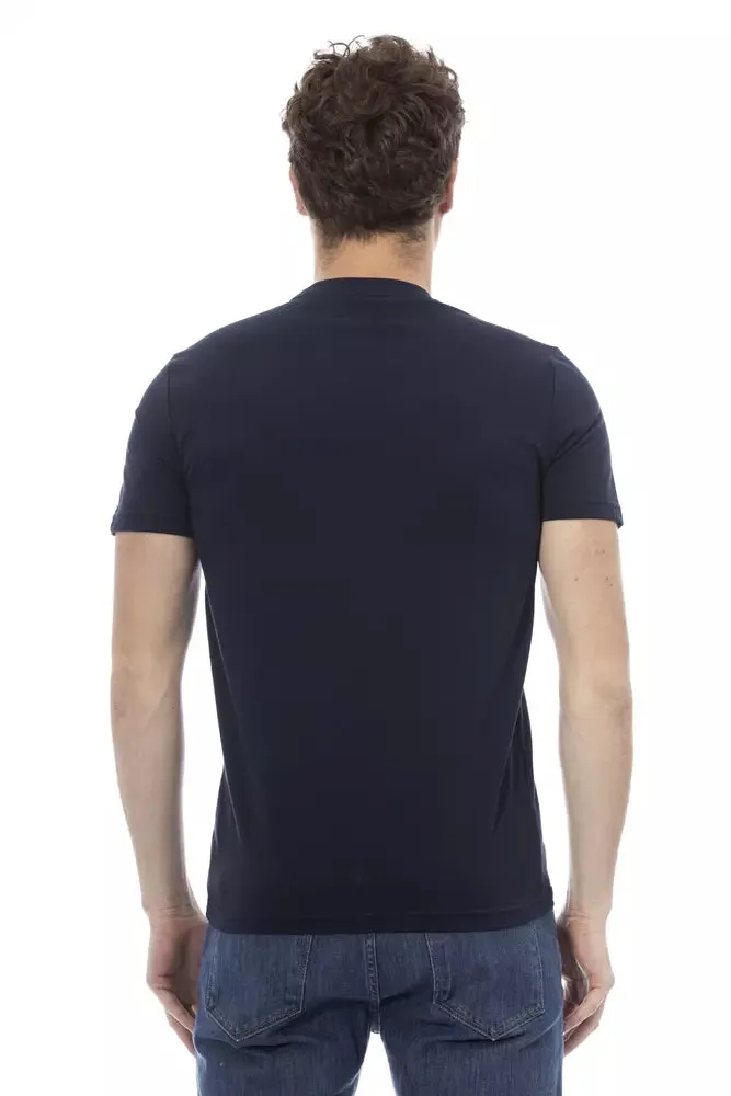 Baldinini Trend Blue Cotton Men Men's T-Shirt