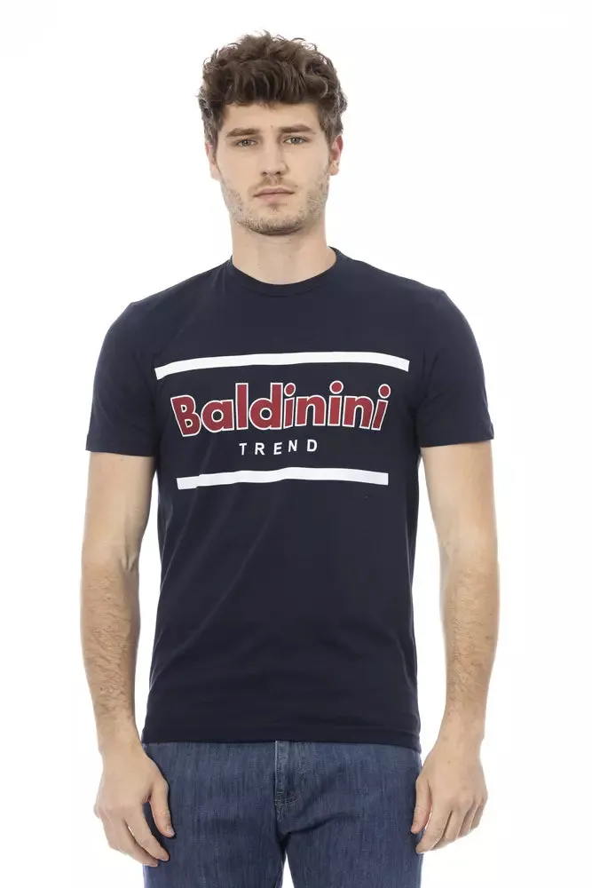 Baldinini Trend Blue Cotton Men Men's T-Shirt