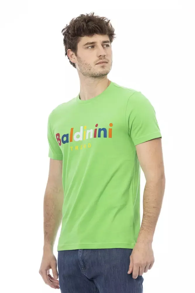 Baldinini Trend Green Cotton Men Men's T-Shirt