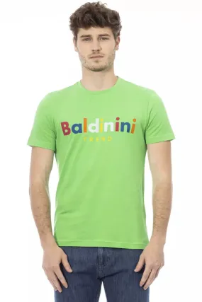 Baldinini Trend Green Cotton Men Men's T-Shirt