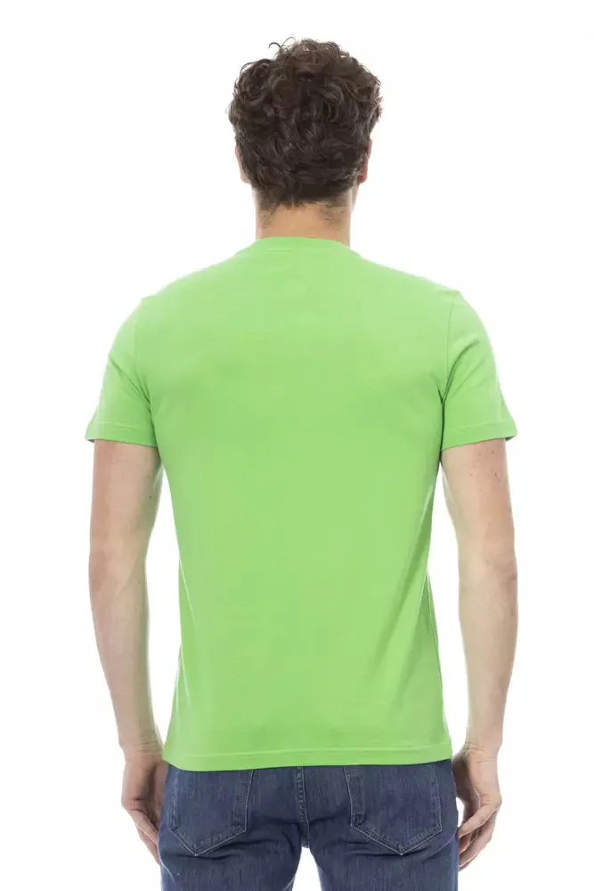 Baldinini Trend Green Cotton Men Men's T-Shirt