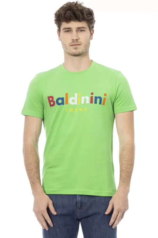 Baldinini Trend Green Cotton Men Men's T-Shirt