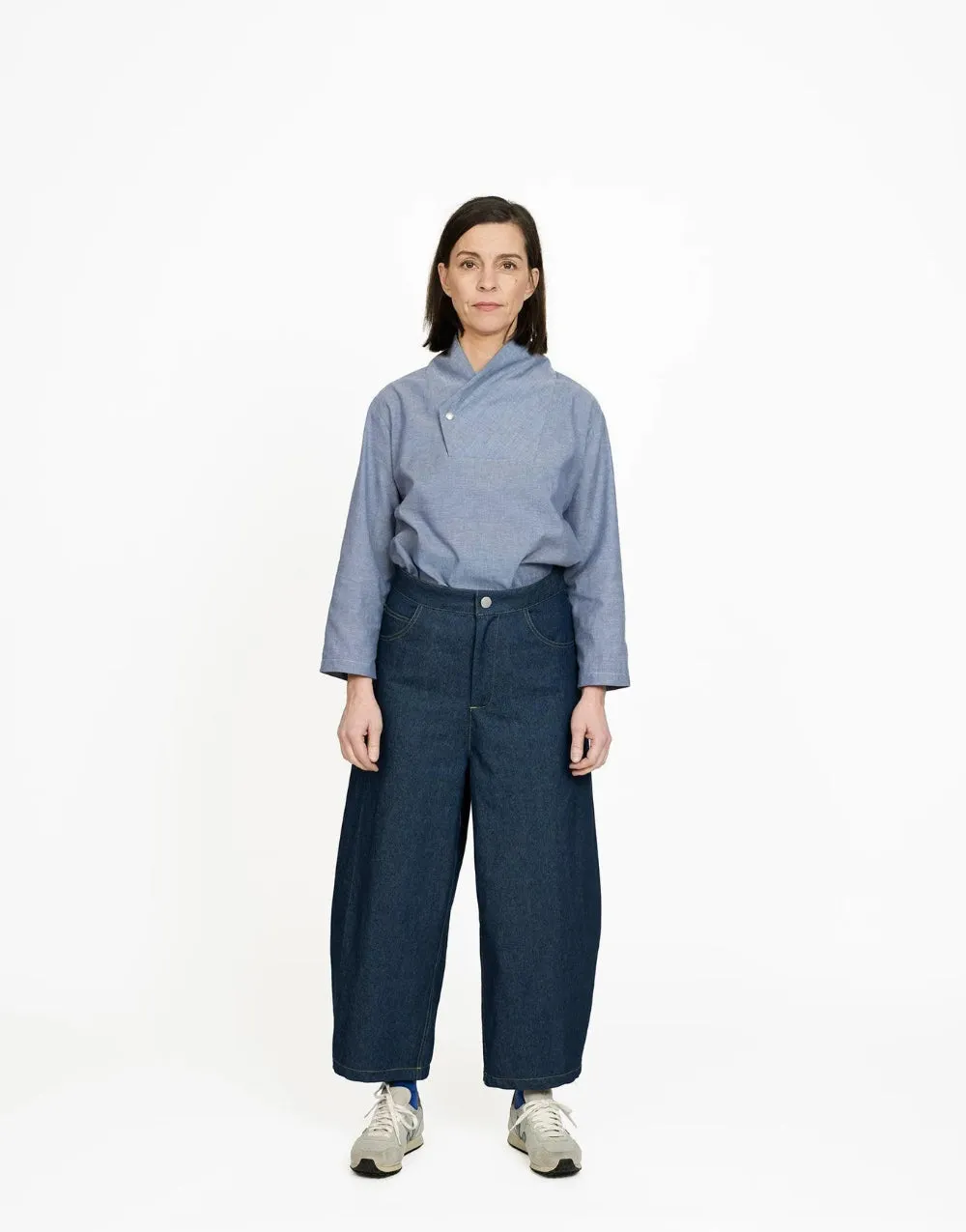 Barrel Leg Trousers Sewing Pattern, The Assembly Line