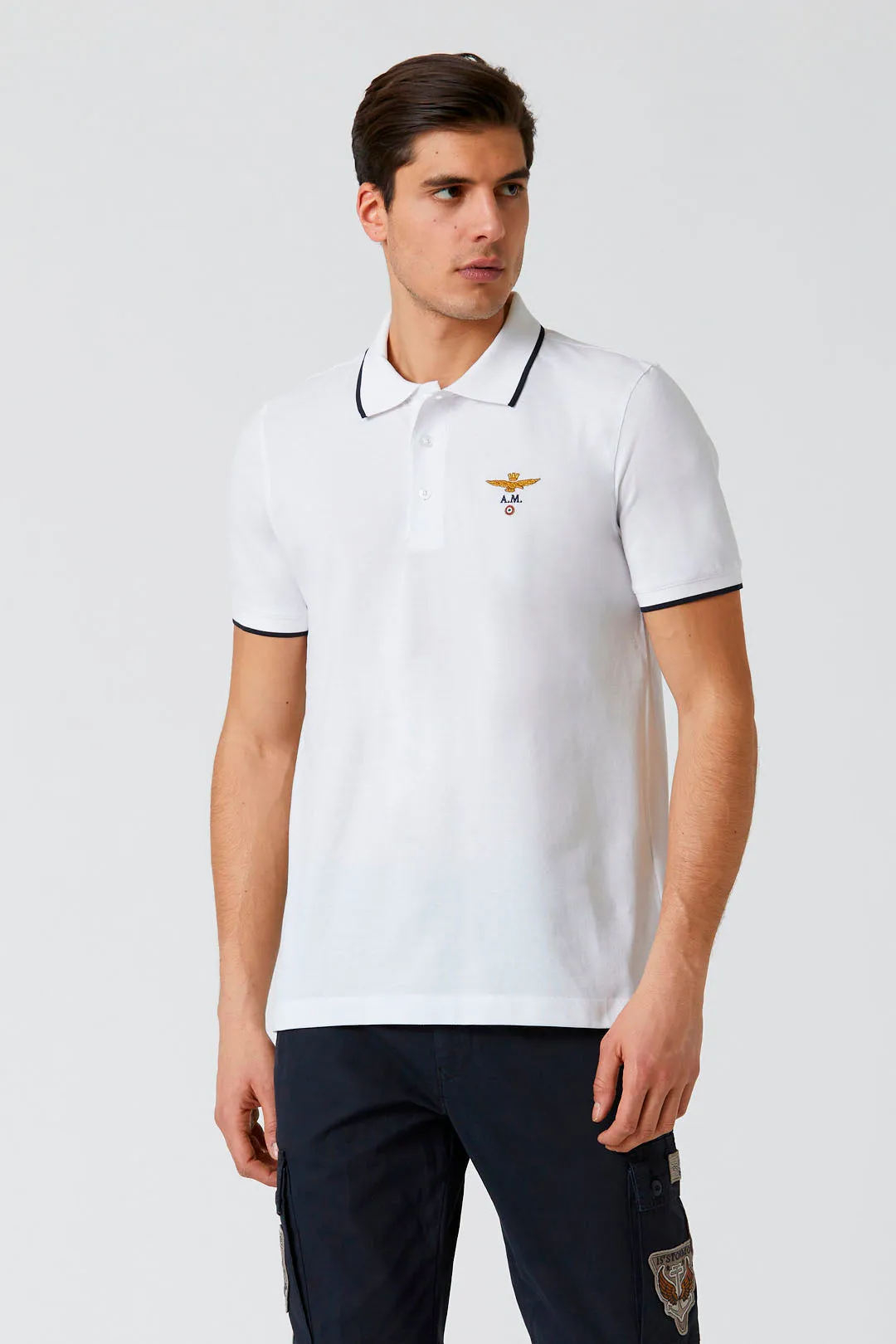 Basic Piqué Polo Shirt