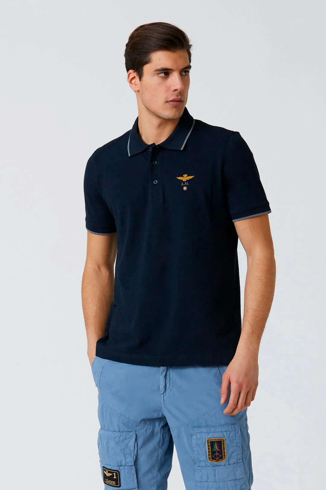 Basic Piqué Polo Shirt