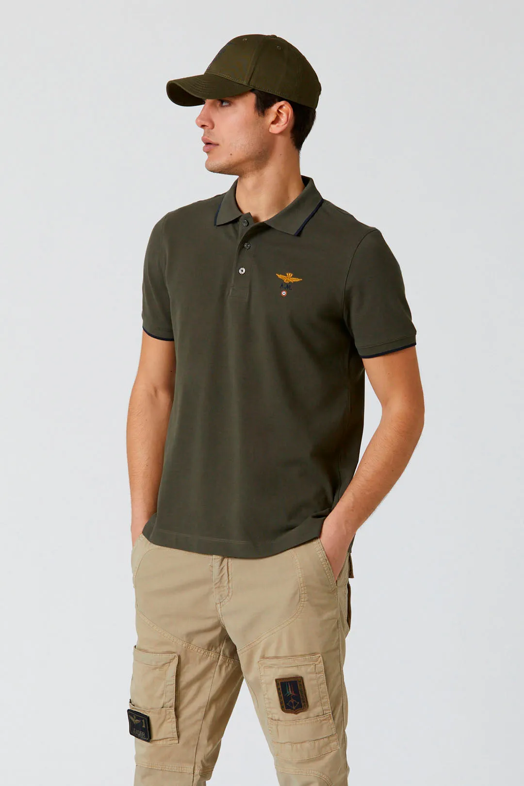 Basic Piqué Polo Shirt