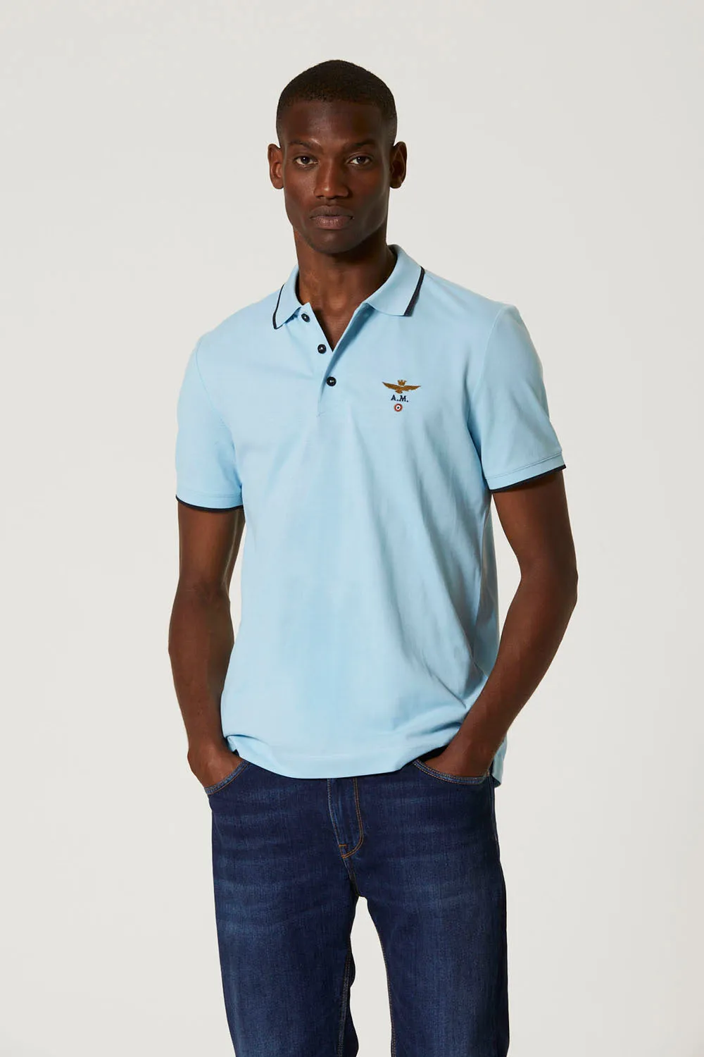 Basic Piqué Polo Shirt