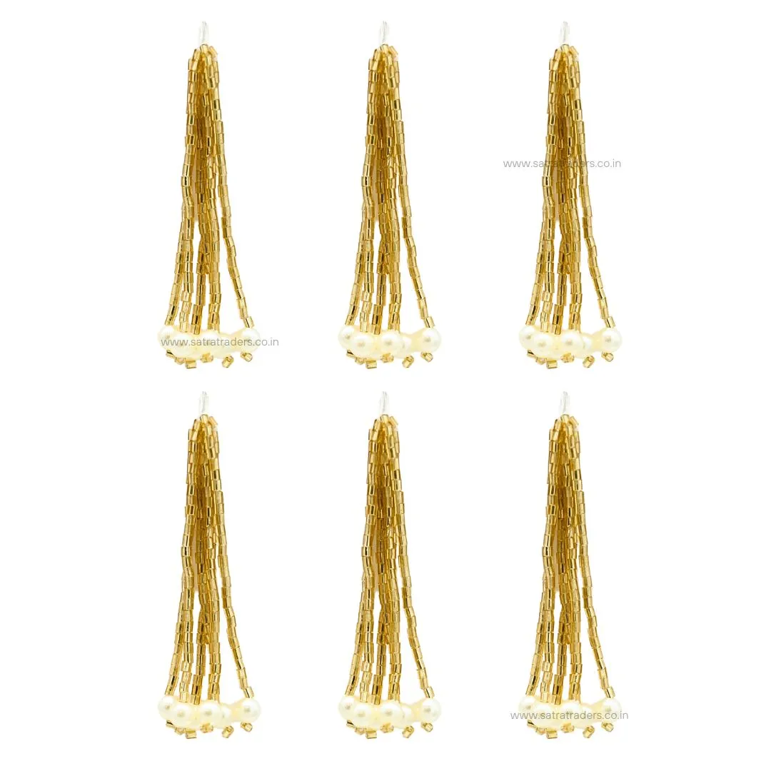 Beads Hanging Tassels | 5pcs | No.4