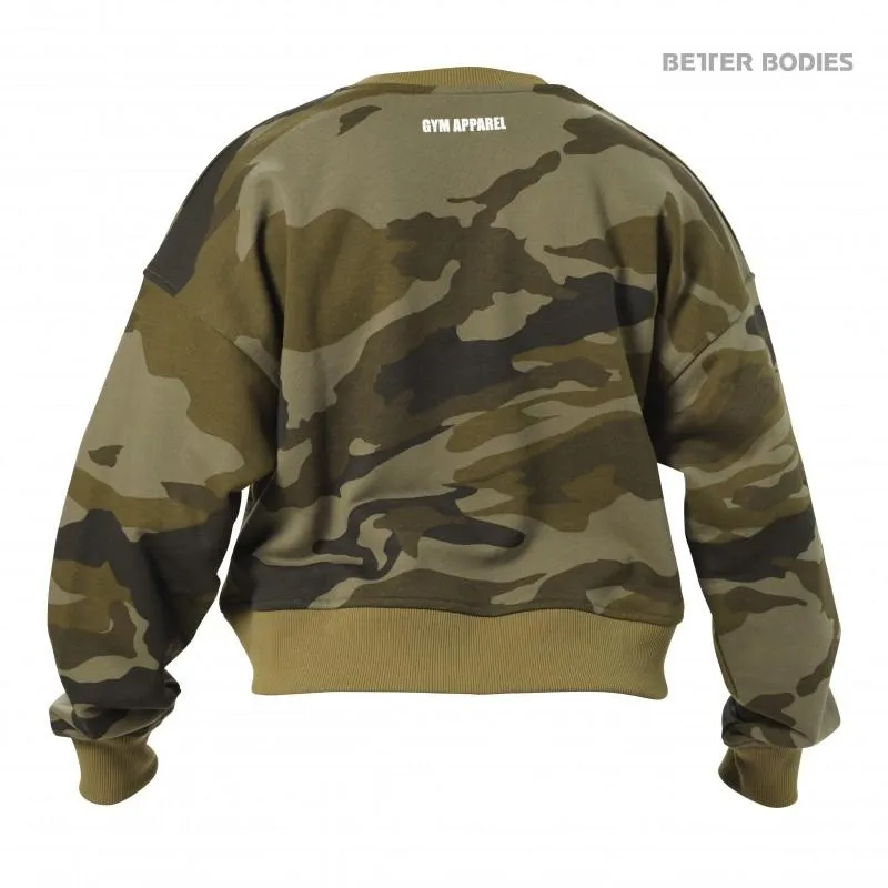 Better Bodies Chelsea Sweater - Dark Green Camo