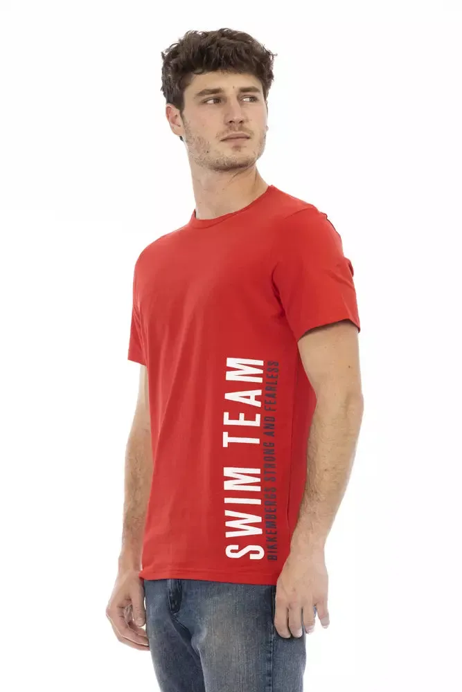 Bikkembergs Red Cotton Men's Men's T-Shirt