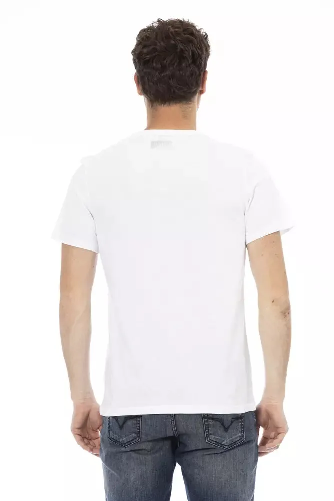 Bikkembergs White Cotton Men Men's T-Shirt