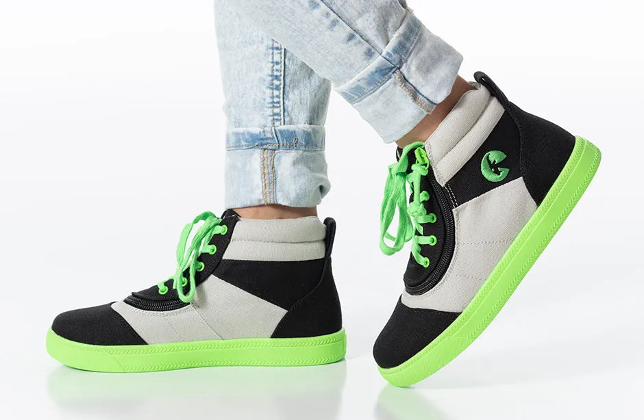 Billy Black/Green BILLY Street Short Wrap High Tops