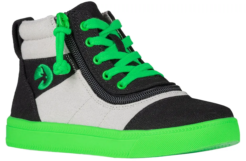 Billy Black/Green BILLY Street Short Wrap High Tops