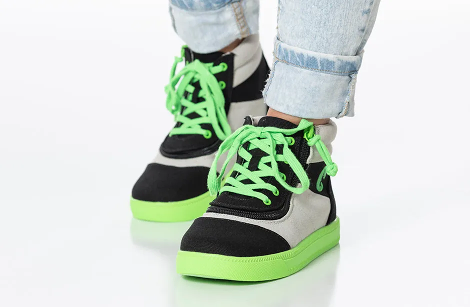 Billy Black/Green BILLY Street Short Wrap High Tops