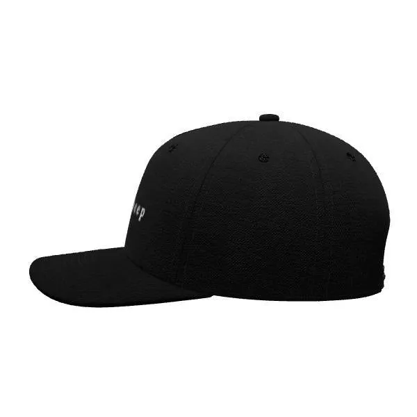 Black Sheep Type Unstructured Acrylic/ Wool Snapback Hat Black