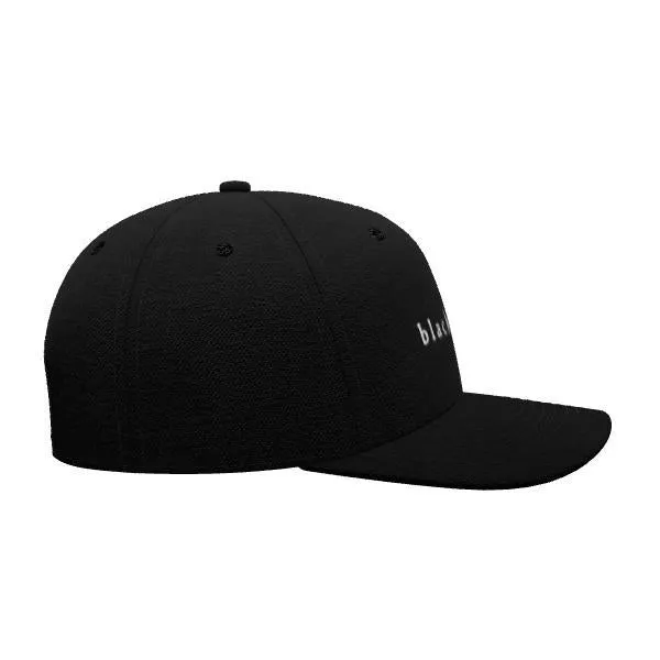 Black Sheep Type Unstructured Acrylic/ Wool Snapback Hat Black