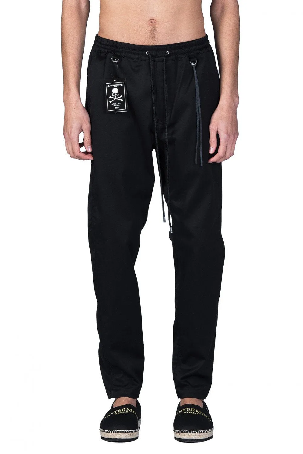 Black Skull Logo Trousers