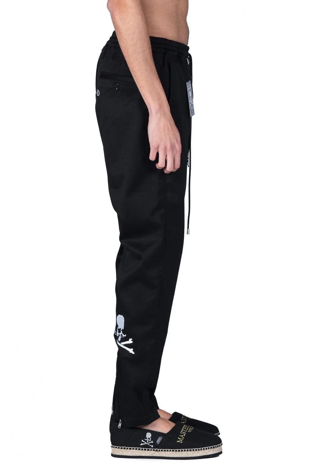 Black Skull Logo Trousers