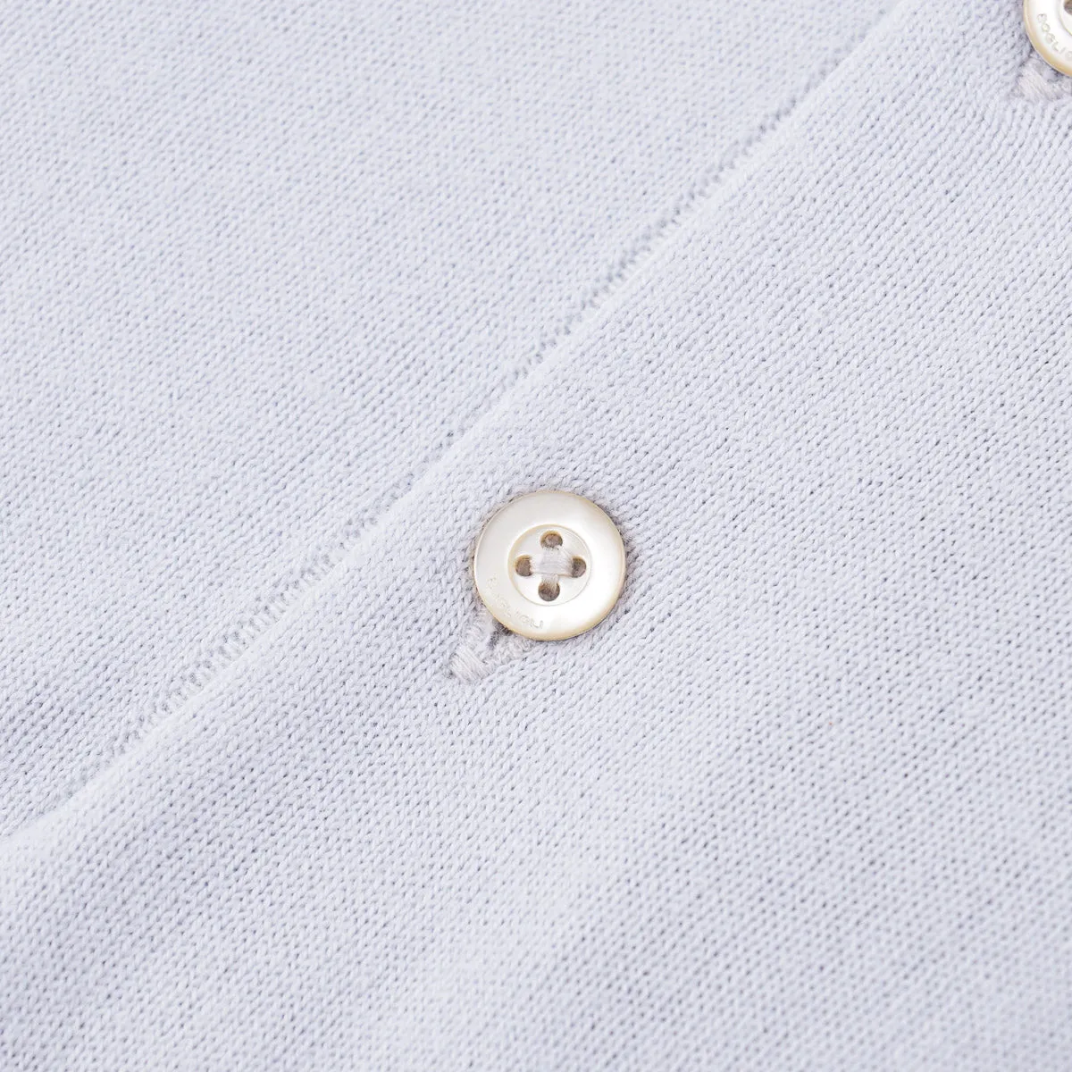 Boglioli Soft-Knit Cotton Polo Sweater