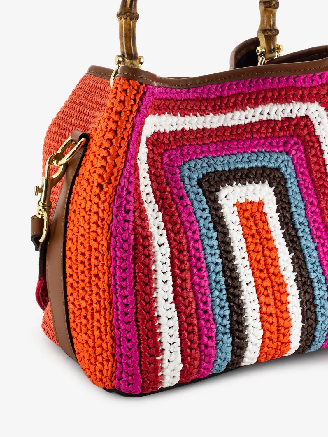 Borsa Naxos crochet multicolor