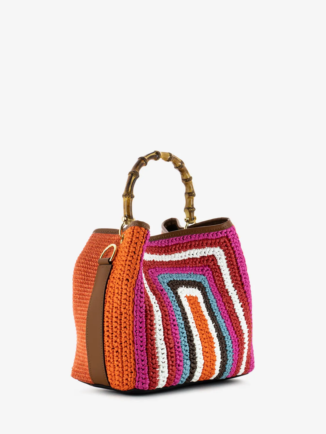 Borsa Naxos crochet multicolor