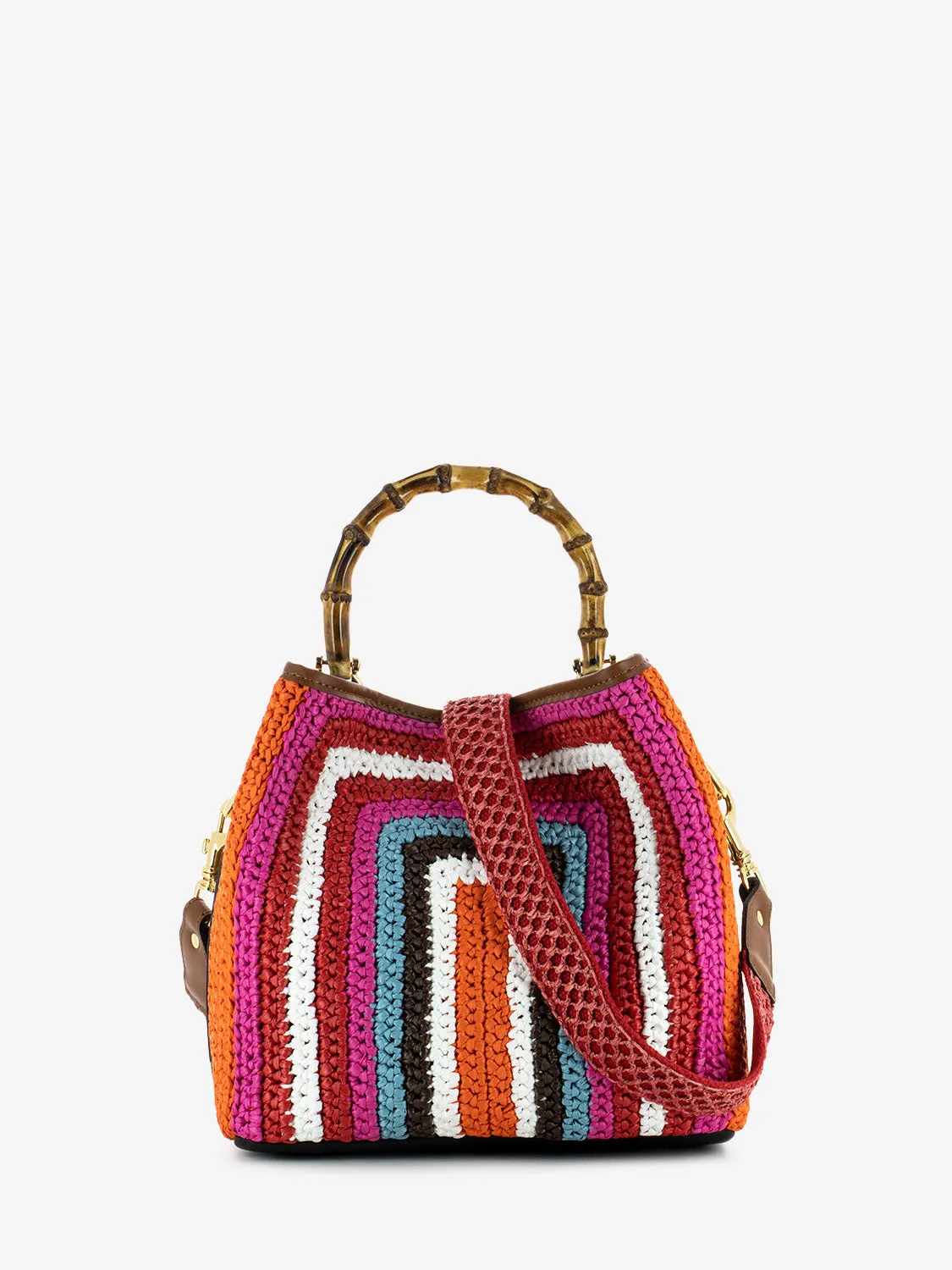 Borsa Naxos crochet multicolor