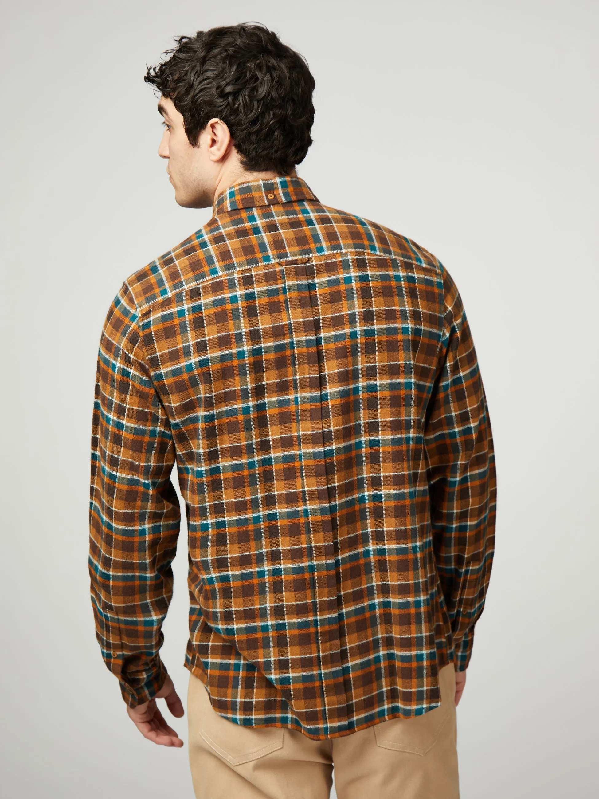 Brushed Plaid Check - Brown