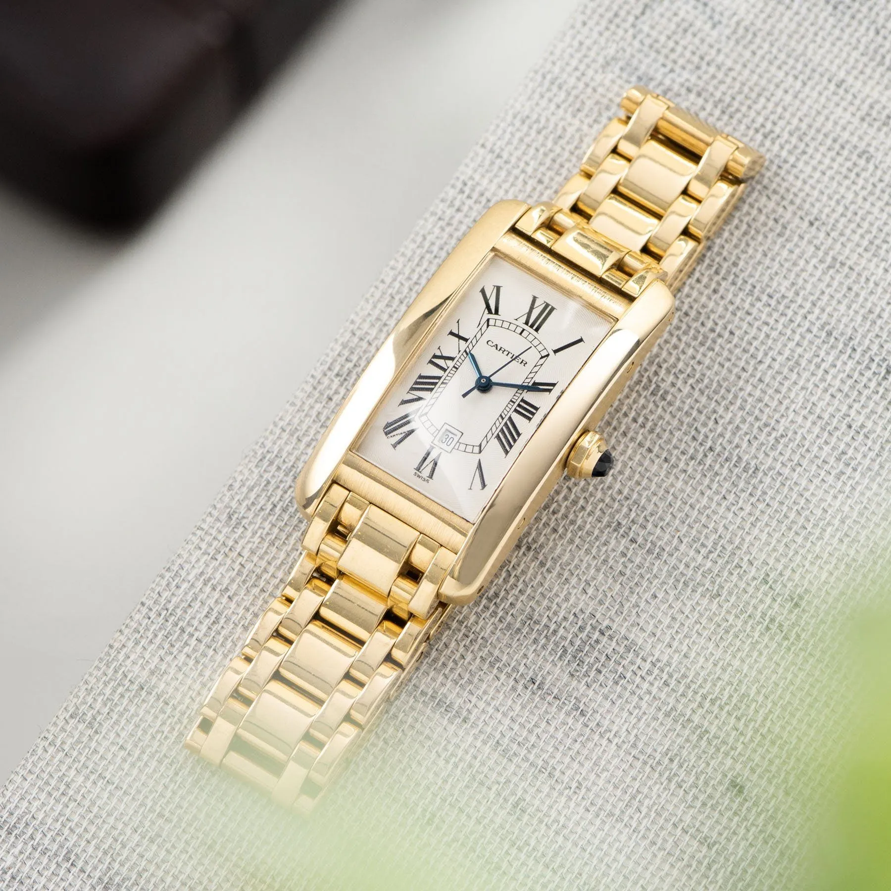 Cartier Tank Americaine Yellow Gold Ref 1725