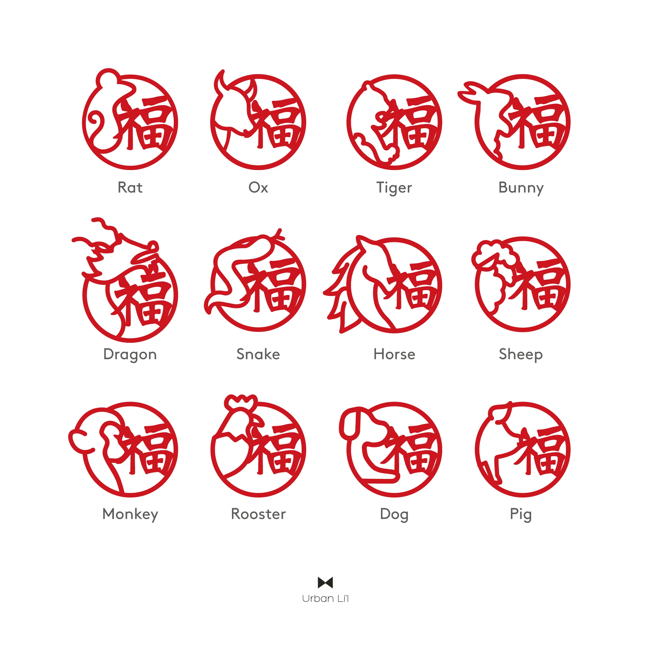 Chinese Zodiac Ornaments