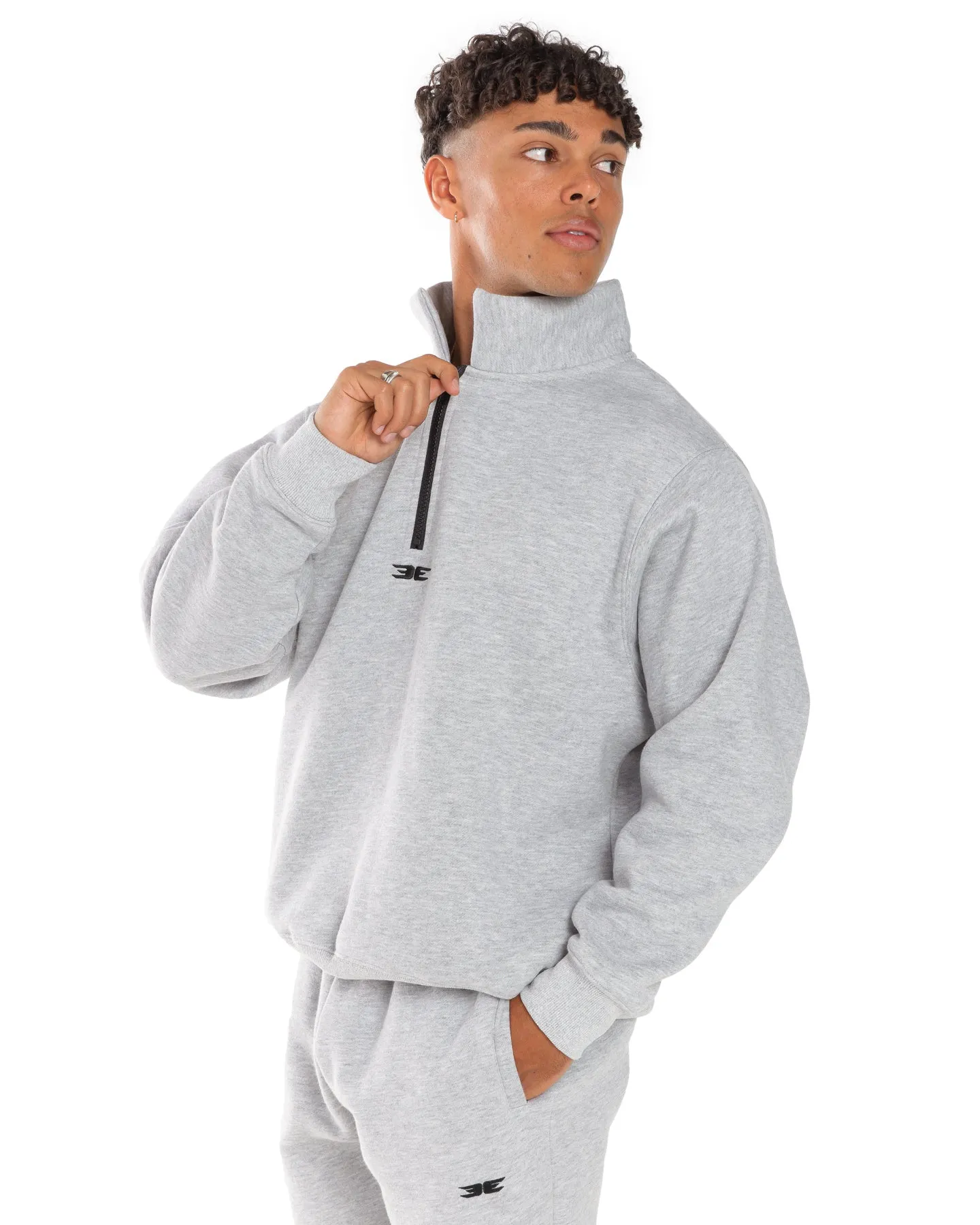 Classic 1/4 Zip - Grey