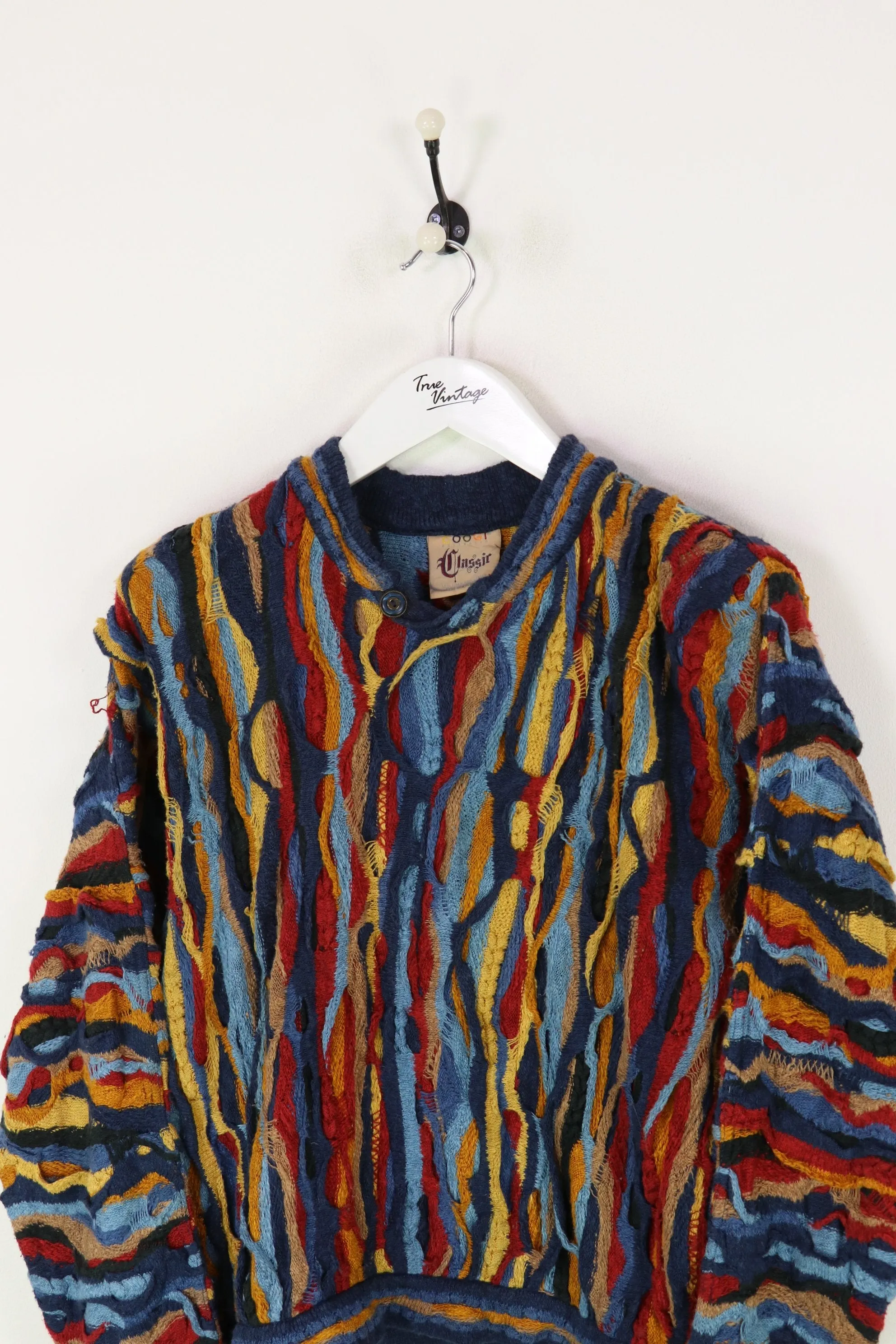 Coogi Sweatshirt Blue/Red/Yellow Small