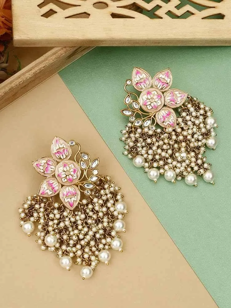 Crepe Pearls Chakrika Earrings