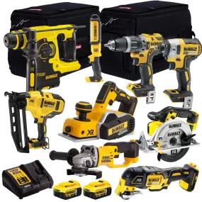 Dewalt 18V 9 Piece Power Tool Kit with 2 x 5.0Ah Battery & Charger T4TKIT-924