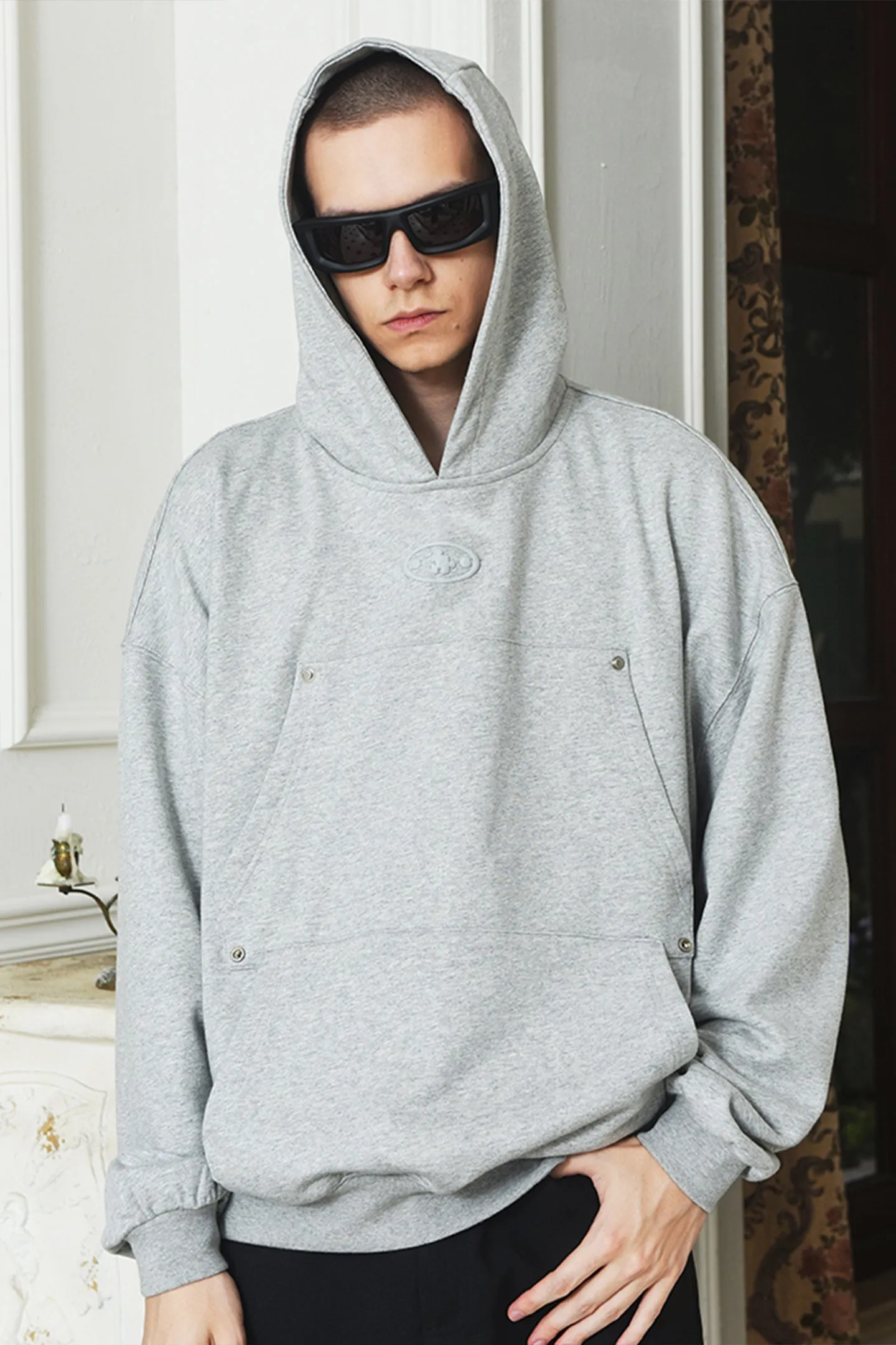 Double Pocket Hooded Sweatshirt