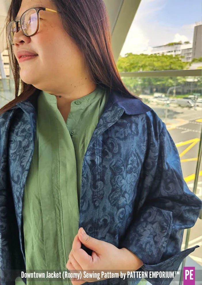 Downtown Jacket in Roomy Fit | Sewing Pattern