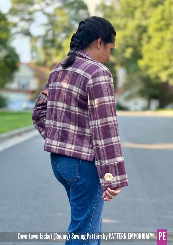 Downtown Jacket in Roomy Fit | Sewing Pattern