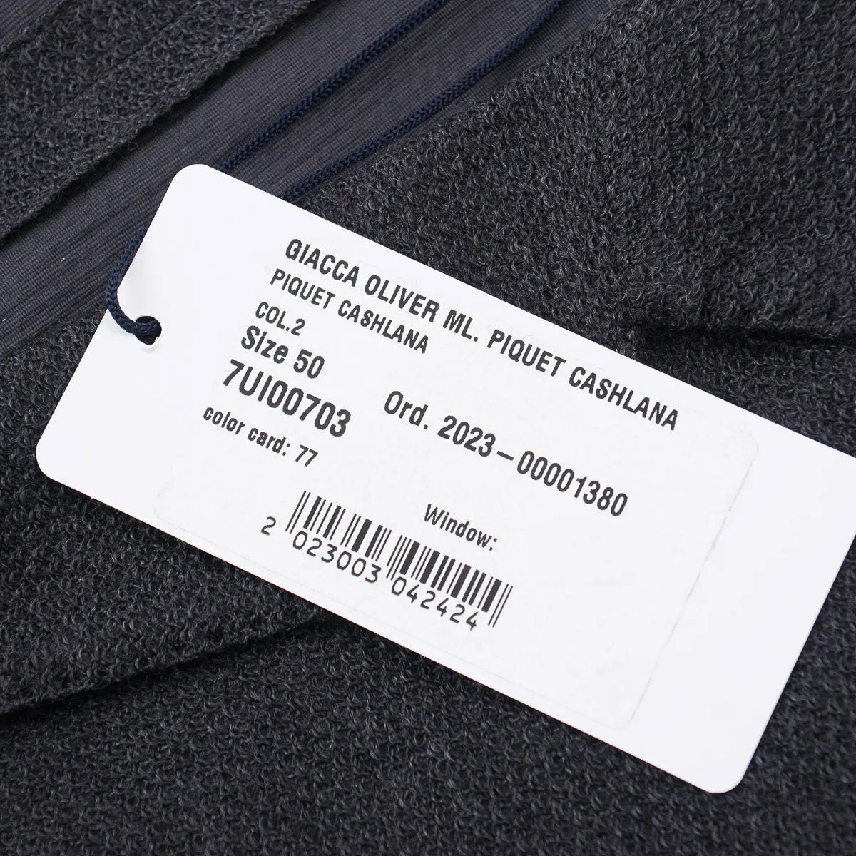 Fedeli Piquet Wool-Silk-Cashmere Blazer