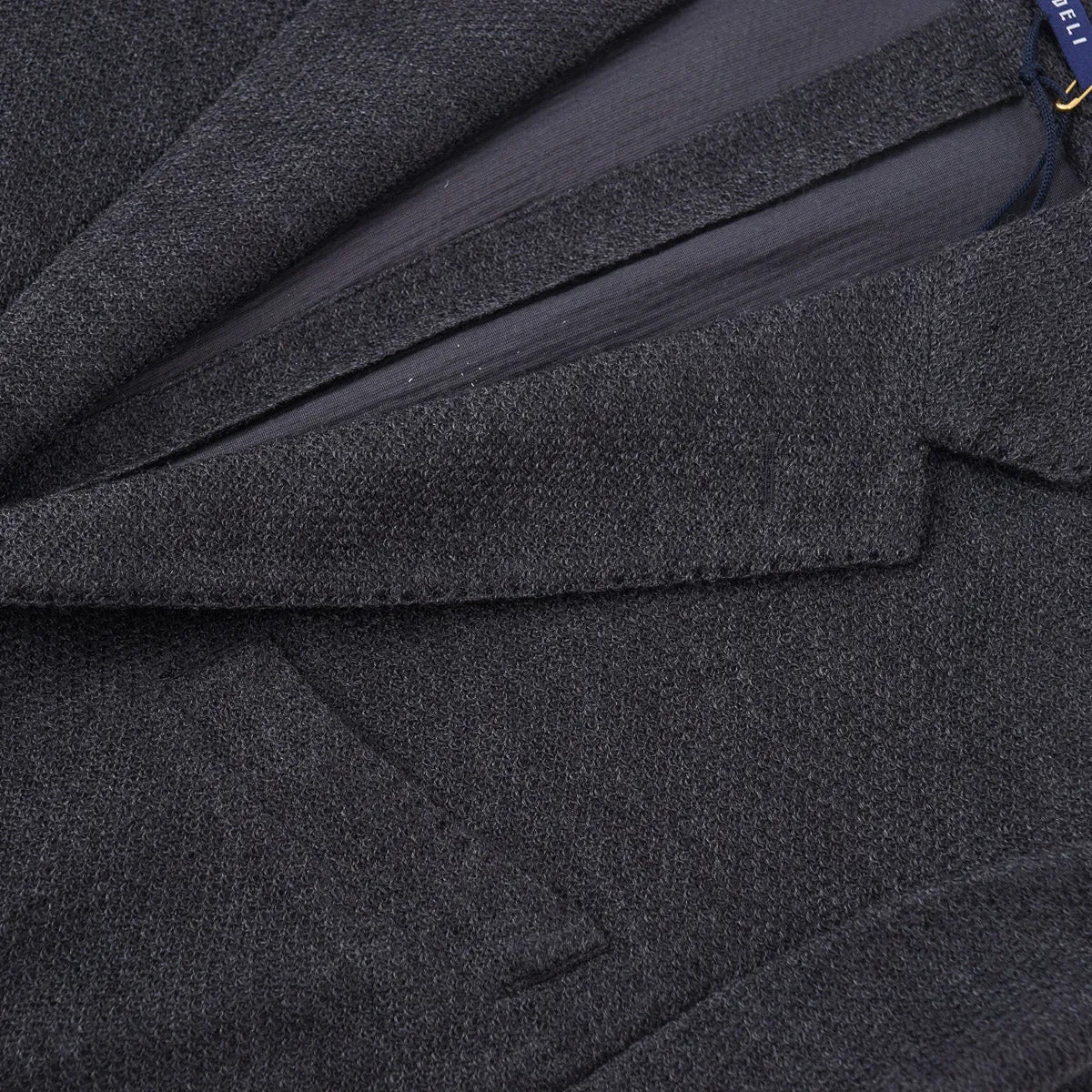 Fedeli Piquet Wool-Silk-Cashmere Blazer