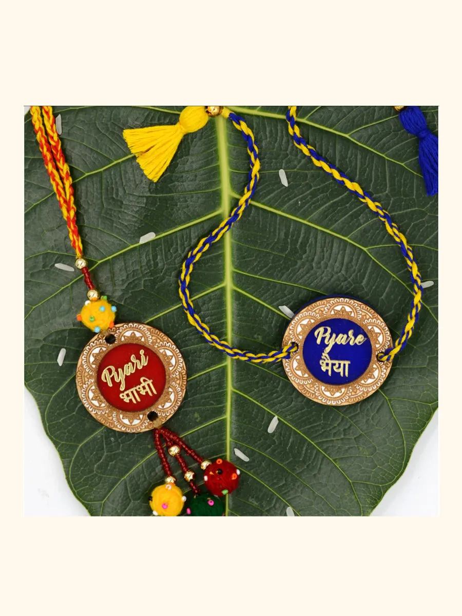 Festive Rakhi Combo set (Rakhi   Lumba)