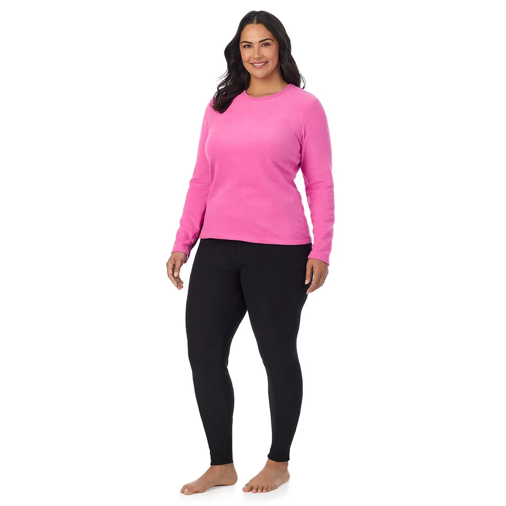 Fleecewear With Stretch Long Sleeve Crew PLUS