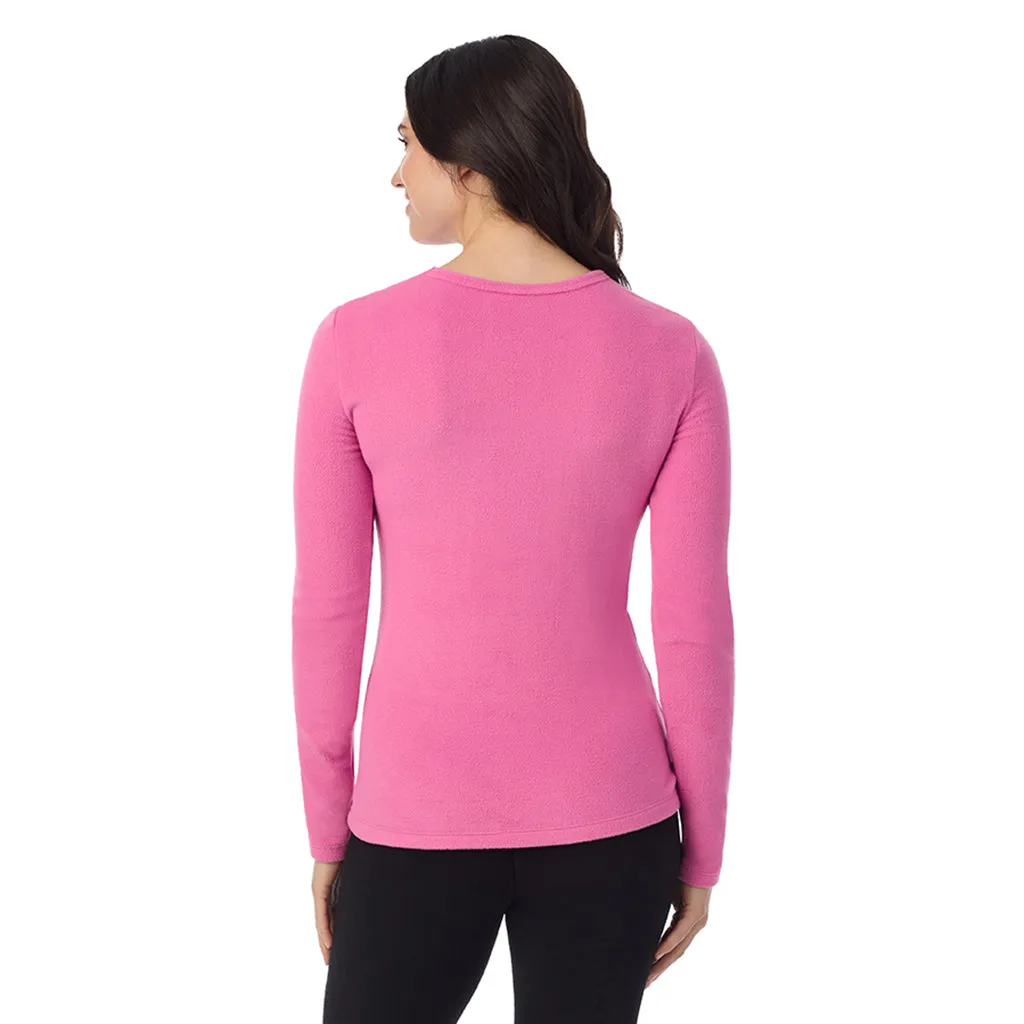 Fleecewear With Stretch Long Sleeve Crew