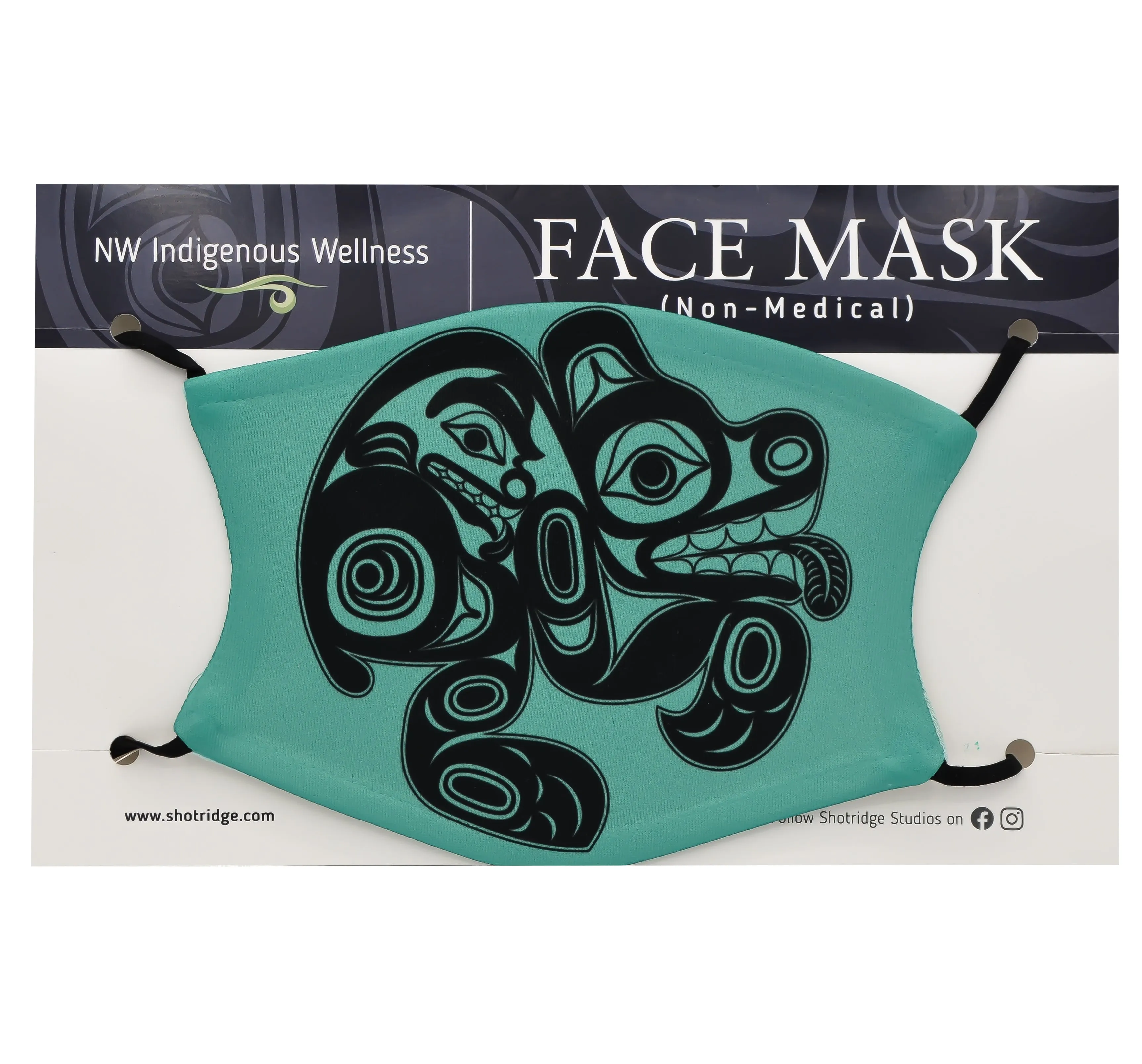 Formline Bear Face Mask