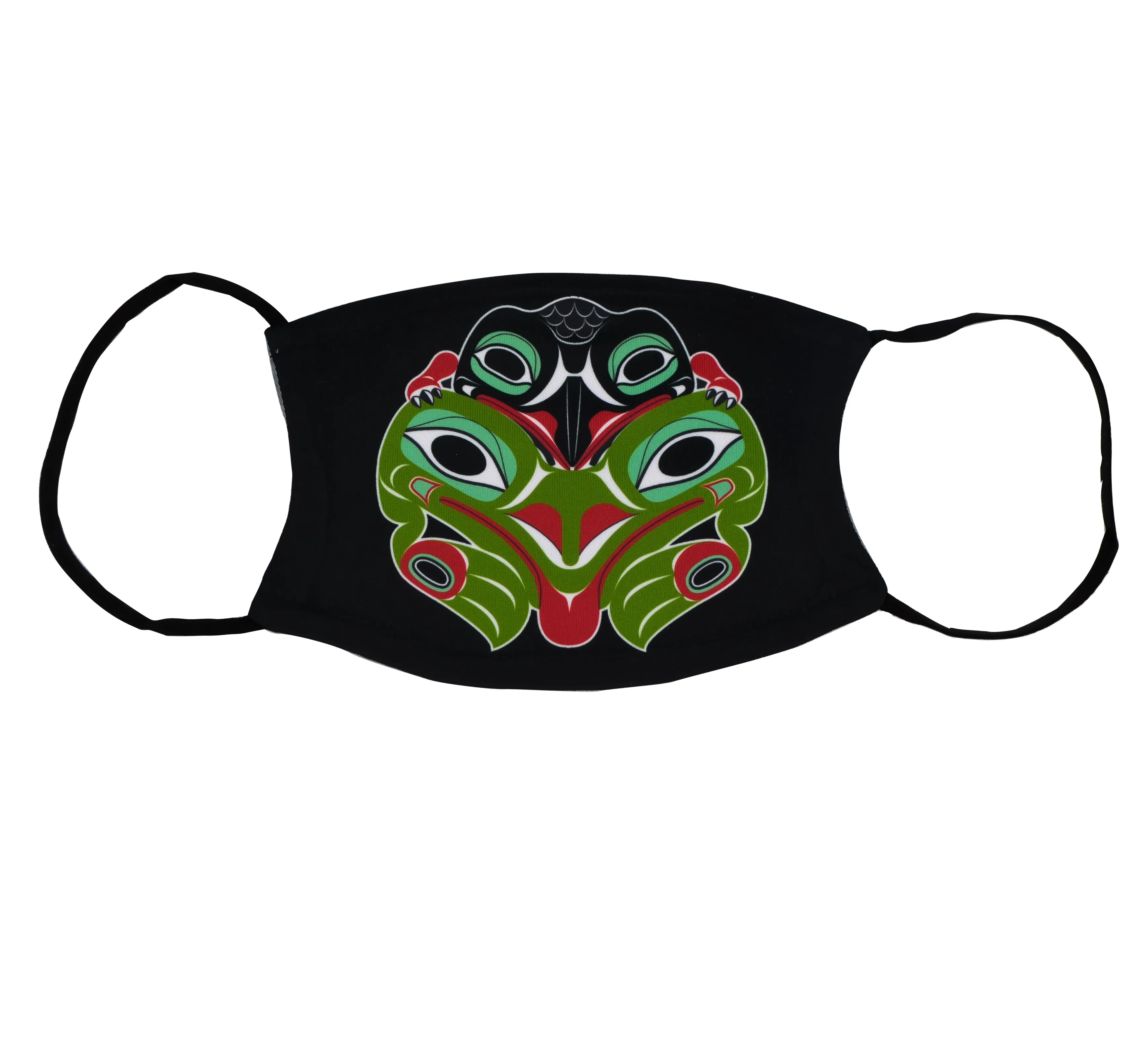 Formline Frog Face Mask