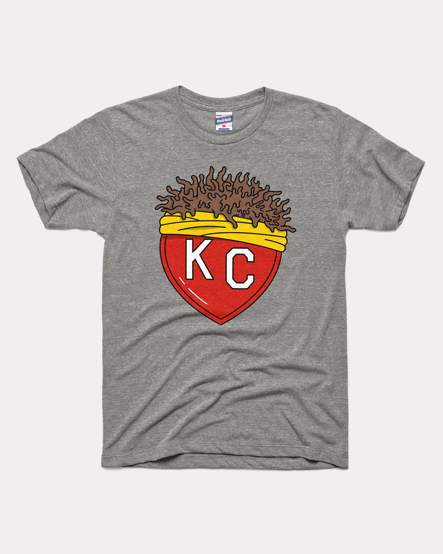 Franchise KC Heart Vintage Grey T-Shirt